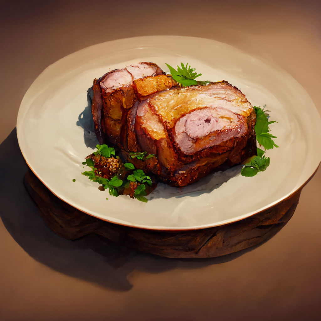 หมูย่างหมักน้ำผึ้ง